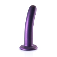 Ouch! Smooth Silicone G-Spot Dildo 6" Purple