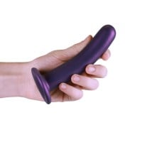 Dildo Ouch! Smooth Silicone G-Spot Dildo 6" Purple