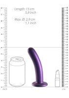 Ouch! Smooth Silicone G-Spot Dildo 6" Gun