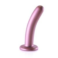 Ouch! Smooth Silicone G-Spot Dildo 6" Rose