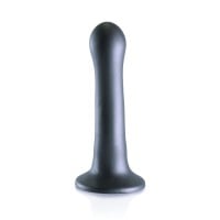 Ouch! Ultra Soft Silicone Curvy G-Spot Dildo 7" Purple