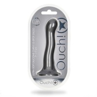 Ouch! Ultra Soft Silicone Curvy G-Spot Dildo 7" Purple