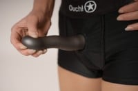 Dildo Ouch! Ultra Soft Silicone Curvy G-Spot Dildo 7" Gun