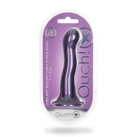 Dildo Ouch! Ultra Soft Silicone Curvy G-Spot Dildo 7" Rose