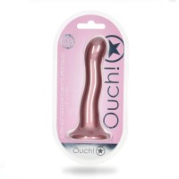 Dildo Ouch! Ultra Soft Silicone Curvy G-Spot Dildo 7" Rose