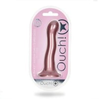 Dildo Ouch! Ultra Soft Silicone Curvy G-Spot Dildo 7" Purple