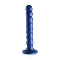 Ouch! Beaded Silicone G-Spot Dildo 6,5" Blue