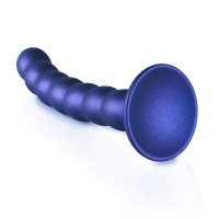 Ouch! Beaded Silicone G-Spot Dildo 6,5" Blue