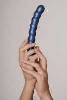 Dildo Ouch! Beaded Silicone G-Spot Dildo 6,5" Blue