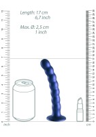 Ouch! Beaded Silicone G-Spot Dildo 6,5" Gun