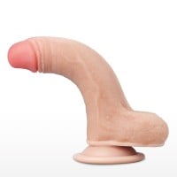 Lovetoy Sliding Skin Cock with Balls 7″