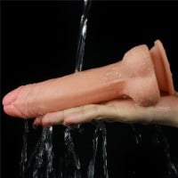 Lovetoy Sliding Skin Cock with Balls 7″