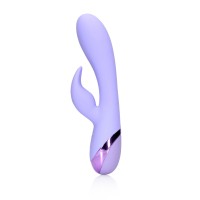 Vibrátor Loveline Smooth Silicone Rabbit Digital Lavender