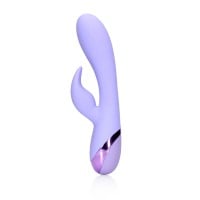 Loveline Smooth Silicone Rabbit Vibrator Digital Lavender