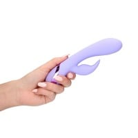 Vibrátor Loveline Smooth Silicone Rabbit Digital Lavender