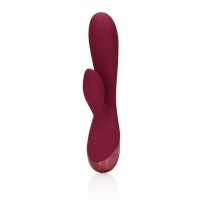 Vibrátor Loveline Smooth Silicone Rabbit Dark Cherry