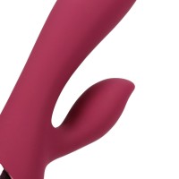 Vibrátor Loveline Smooth Silicone Rabbit Dark Cherry