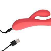 Vibrátor Loveline Smooth Ultra Soft Silicone Rabbit