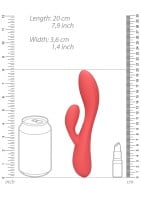 Vibrátor Loveline Smooth Ultra Soft Silicone Rabbit