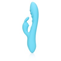 Loveline Ribbed Ultra Soft Silicone Rabbit Vibrator