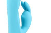 Loveline Ribbed Ultra Soft Silicone Rabbit Vibrator