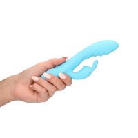 Loveline Ribbed Ultra Soft Silicone Rabbit Vibrator