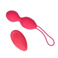 Loveline Vibrating Egg with Remote Control Strawberry Red