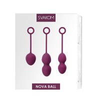 Svakom Nova Exercise Balls Plum Red