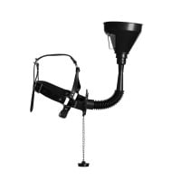 Ouch! Xtreme Open Mouth Gag Head Harness with Funnel