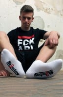 Sk8erboy Quarter Socks White