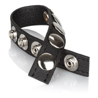 CalExotics Leather Multi-Snap Cock Ring