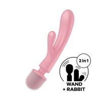 Multifunkční vibrátor Satisfyer Triple Lover růžový