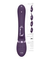 Vive Etsu Pulse Wave Rabbit Vibrator Purple