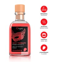 Masážny set Orgie Kissable jahodový 100 ml