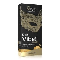 Tekutý vibrátor Orgie Dual Vibe! Pinã Colada 15 ml