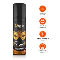 Tekutý vibrátor Orgie Dual Vibe! Sex On The Beach 15 ml