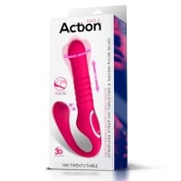 Rotačné prirážacie vkladacie dildo Action No. TwentyThree