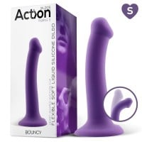 Action Bouncy 6.5" Purple Dildo