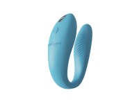 Vibrátor pre páry We-Vibe Sync Go Turquoise