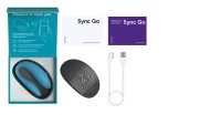 Vibrátor pre páry We-Vibe Sync Go Turquoise