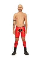 Mister B Short Chaps Reversible Black-Red