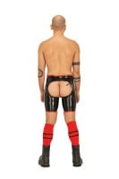 Mister B Short Chaps Reversible Black-Red