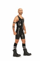 Mister B Rubber Muscle Shirt Black