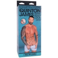 Realistické dildo Doc Johnson Quinton James ULTRASKYN