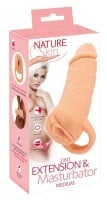 Návlek na penis Nature Skin 2 in 1 Medium