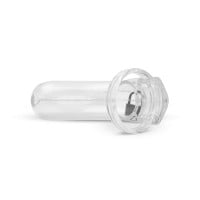 Lockdown Chastity Cage Clear Large