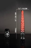 Twisted Beast Asmodeus Dildo Demon Blood (Ombre) Small
