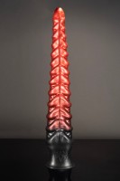 Dildo Twisted Beast Asmodeus Demon Blood (Ombre) stredné