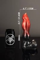 Twisted Beast Marchosias Dildo Demon Blood (Ombre) Small
