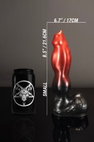 Twisted Beast Marchosias Dildo Demon Blood (Ombre) Small